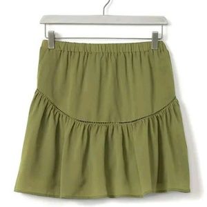 Banana Republic Embroidered-Trim Mini Sk